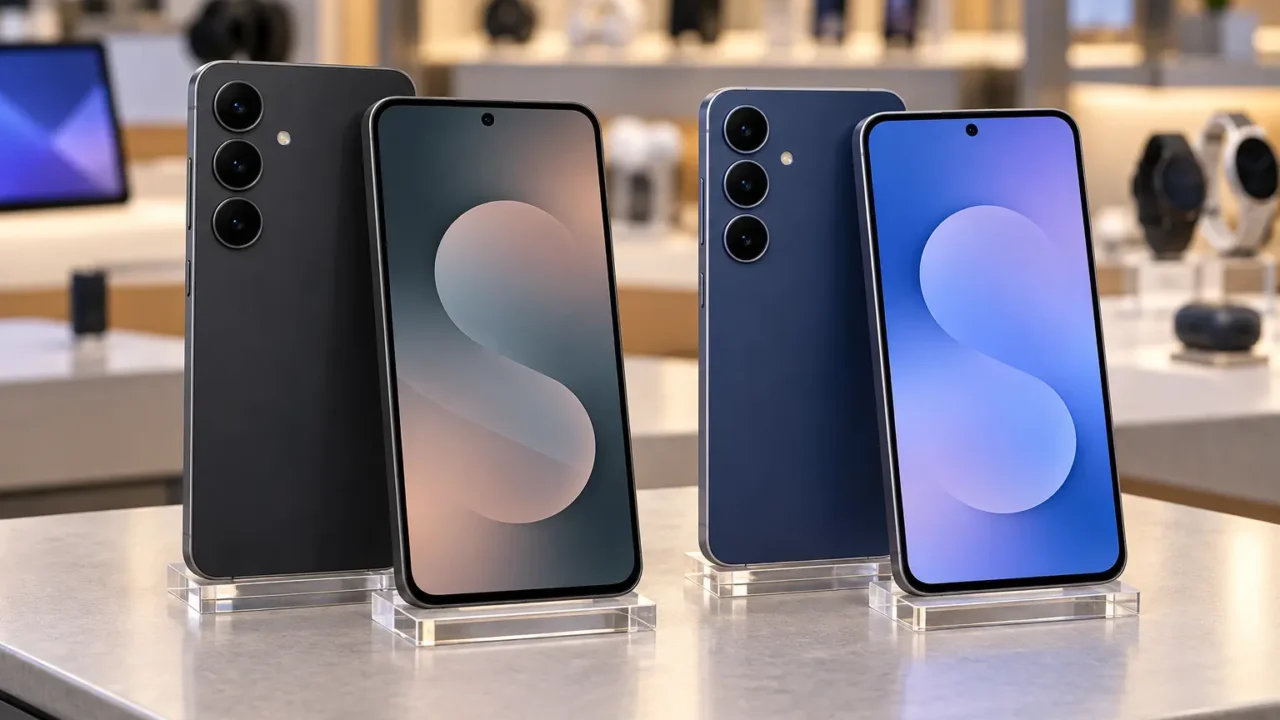 Galaxy S25 FE 128GB ou 256GB: a diferença está no armazenamento
