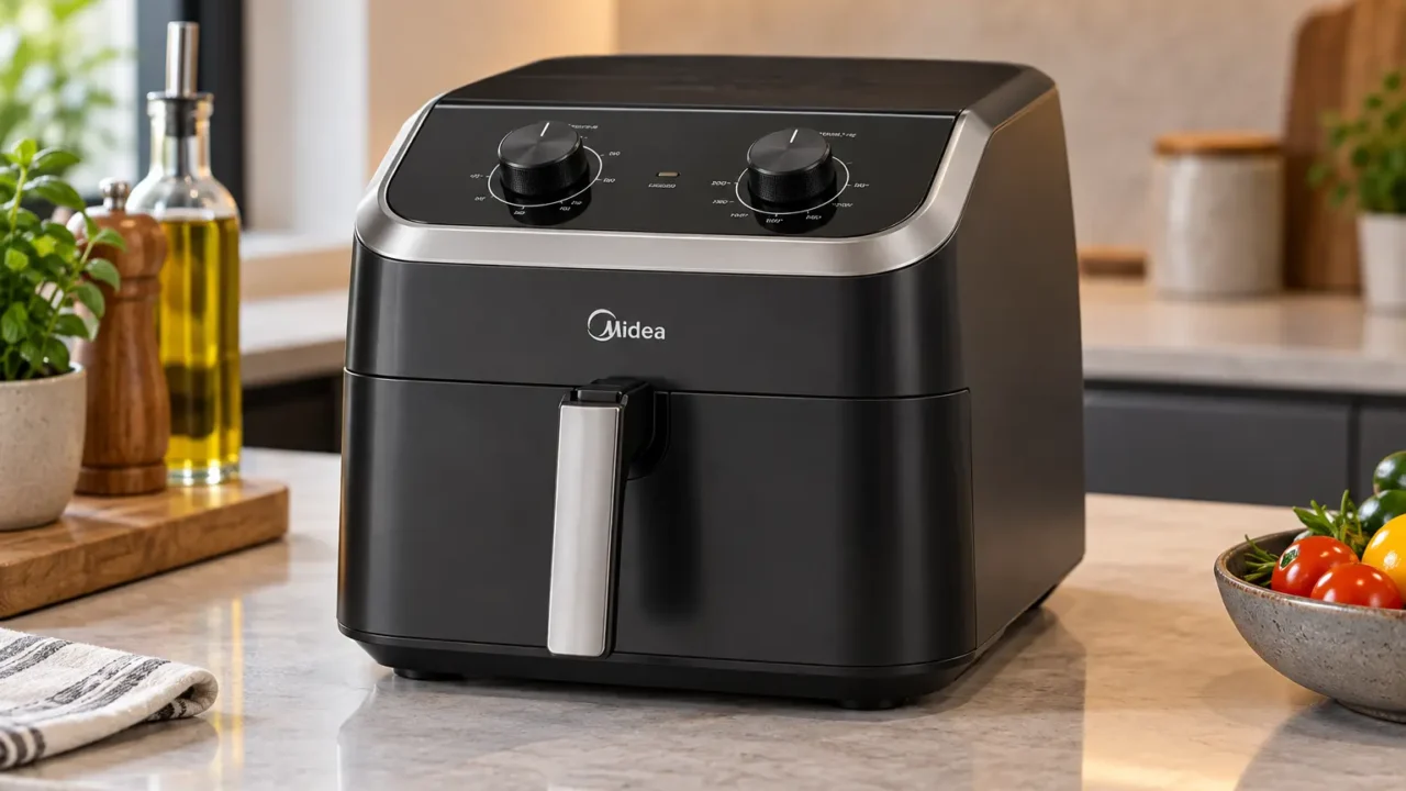 Air Fryer Midea de 4,5L, 8,5L ou 12L: cesta única ou bandejas