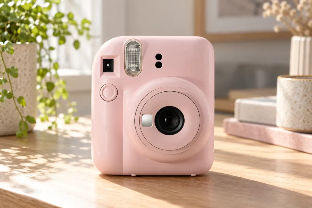 Na Instax Mini, o controle antes da impressão separa 12, 13 e Evo