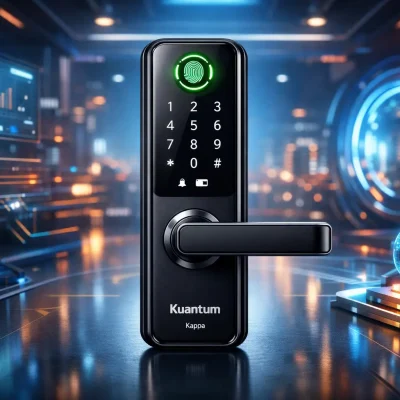 Melhor negócio: 3 Fechaduras Eletrônicas Digitais Biométricas Kuanttum em oferta