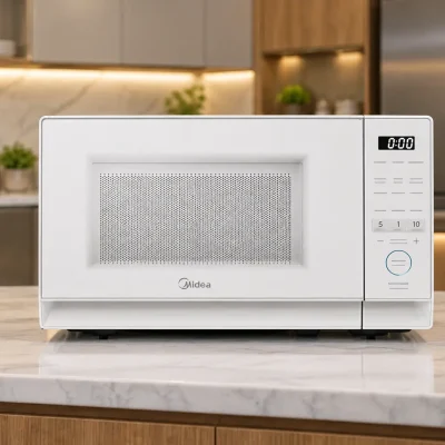 Midea MasterCook 20L branco ou prata: mesmas funções, visual diferente