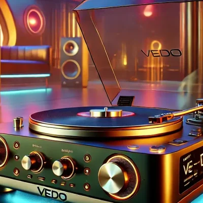 VEDO Toca-Discos 10 em 1 Bluetooth com Conversor MP3