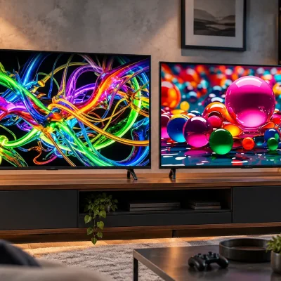 LG 43AU801C0SA ou 43UN85CBPSA: áudio virtual ou webOS 26