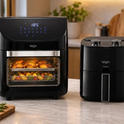 Air Fryer Elgin 12L ou 3,5L: a diferença está nas porções