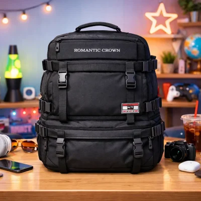 Mochila de Viagem Expansível Romantic Crown até R$150 com avaliações ★4,6