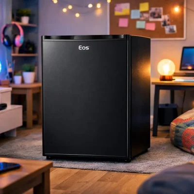 Tela infinita: 3 Frigobar Eos Ice Compact 124l Efb131p Preto 110v