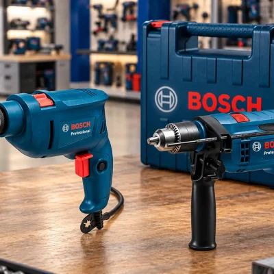Bosch GSB 450 RE ou GSB 13 RE-M: 450W ou 750W para cada serviço