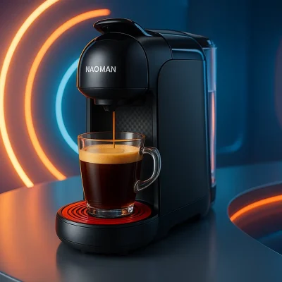 Cafeteira de Cápsula Naoman 127V: Rápida, Versátil e Moderna