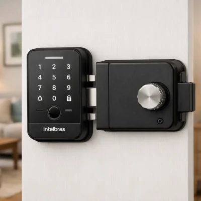 Fechadura Inteligente de Sobrepor MFR 1001 Preto Intelbras barato e confiável para todos os bolsos