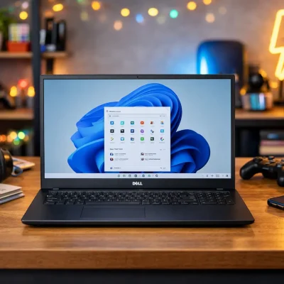 3 notebooks Dell Inspiron prontos para viagem com bateria duradoura