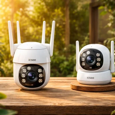 Câmeras de Segurança Wi-Fi ICSEE Baratas com Alta Avaliação