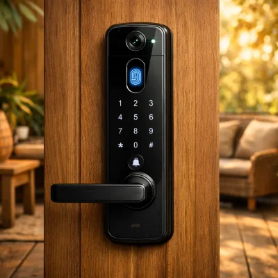 Som imersivo: 3 Fechaduras Eletrônicas Digitais Biométricas com Câmera Wi-Fi