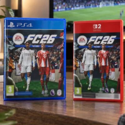 FC 26 no PS4 ou Switch 2: a diferença está na plataforma