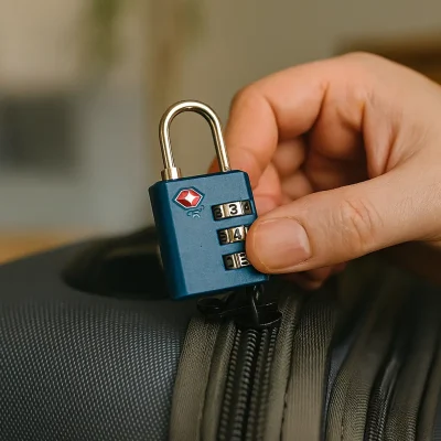 Segurança garantida: 3 cadeados para mala de viagem internacional