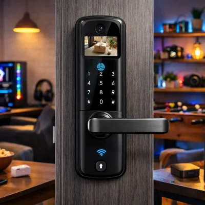 Autonomia top: 3 Fechaduras Eletrônicas Digitais Biométricas com Câmera Wi-Fi