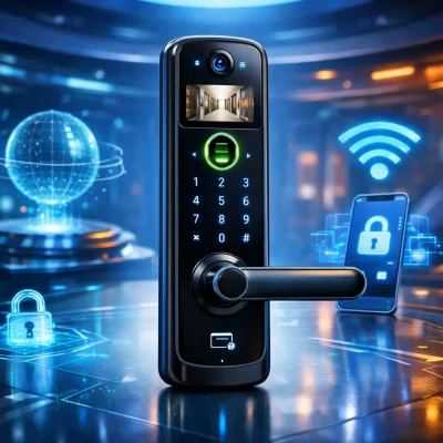 3 Fechaduras Eletrônicas Digitais Biométricas com Câmera Wi-Fi