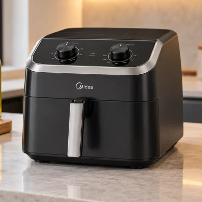 Air Fryer Midea de 4,5L, 8,5L ou 12L: cesta única ou bandejas