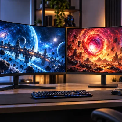 Odyssey G5 curvo ou G50F IPS: imersão 1000R ou painel de 180Hz